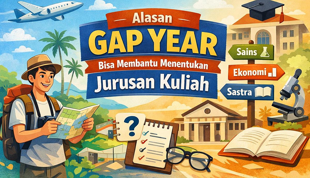 Alasan Gap Year Bisa Membantu Menentukan Jurusan Kuliah