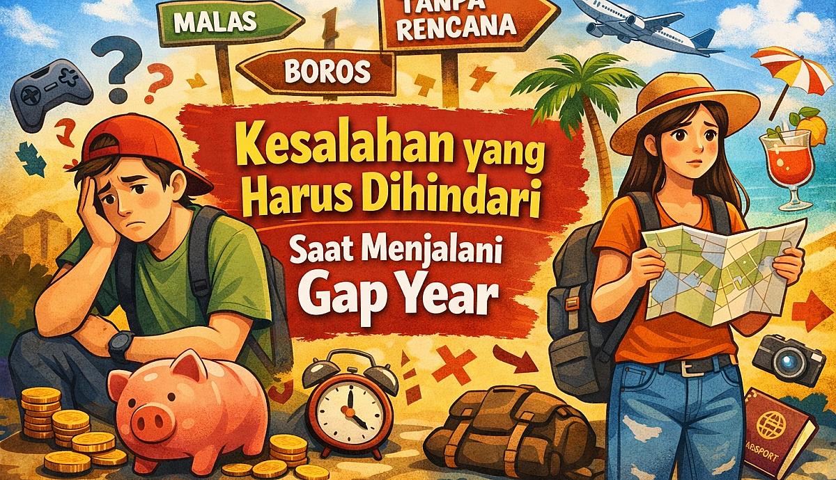 Kesalahan yang Harus Dihindari Saat Menjalani Gap Year