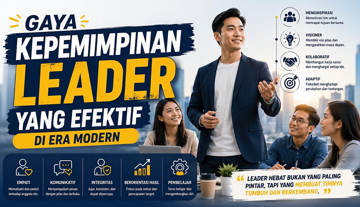 Gaya Kepemimpinan Leader yang Efektif di Era Modern