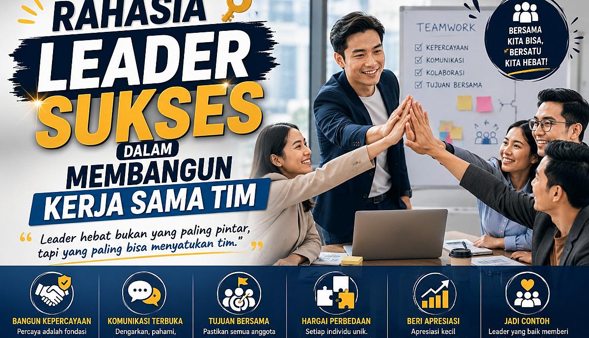 Rahasia Leader Sukses dalam Membangun Kerja Sama Tim