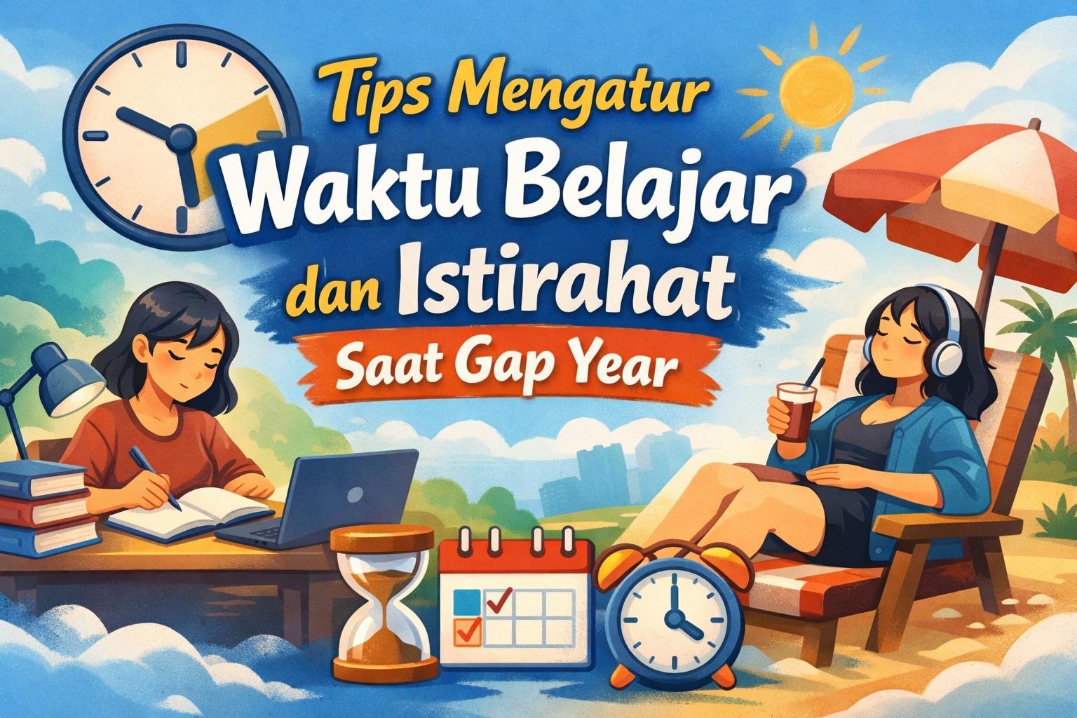 Tips Mengatur Waktu Belajar dan Istirahat Saat Gap Year