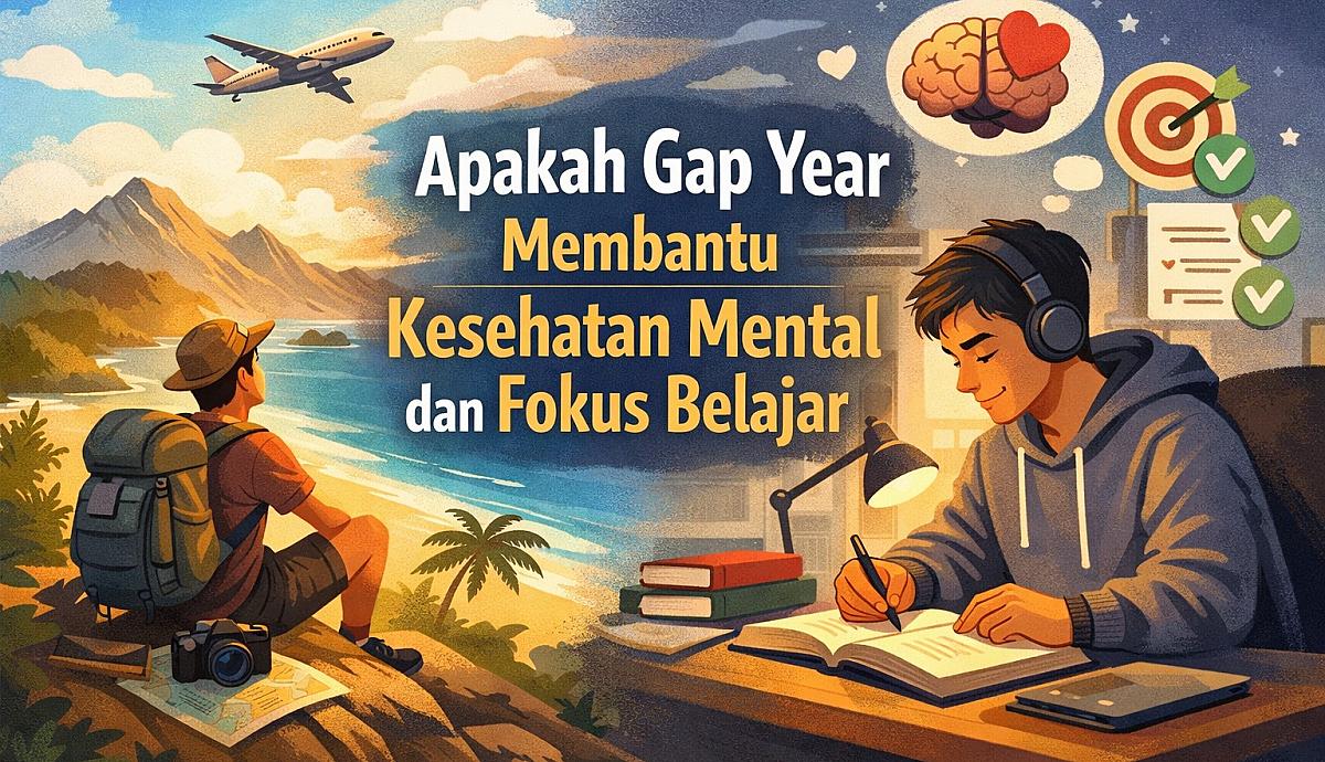 Apakah Gap Year Membantu Kesehatan Mental dan Fokus Belajar