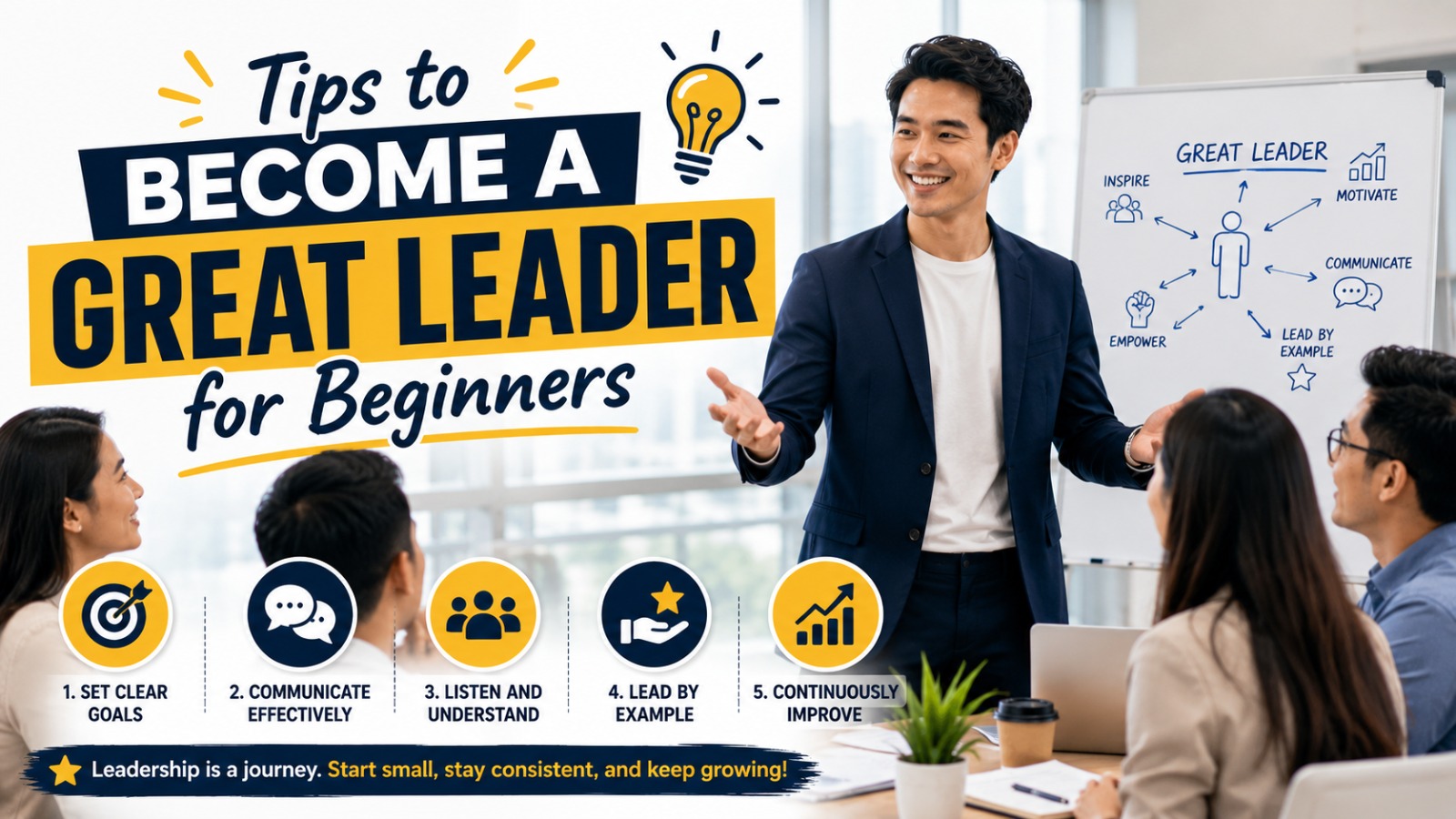 Tips to Become a Great Leader for Beginners