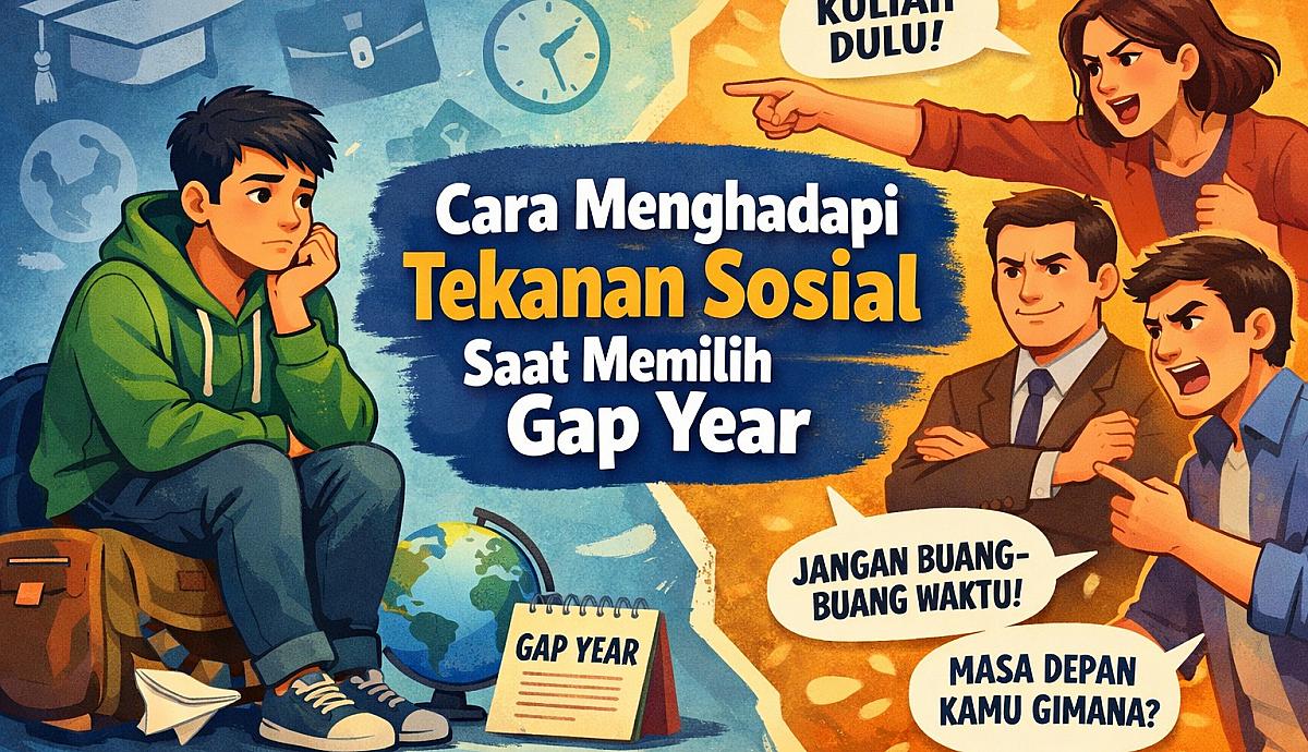 Cara Menghadapi Tekanan Sosial Saat Memilih Gap Year