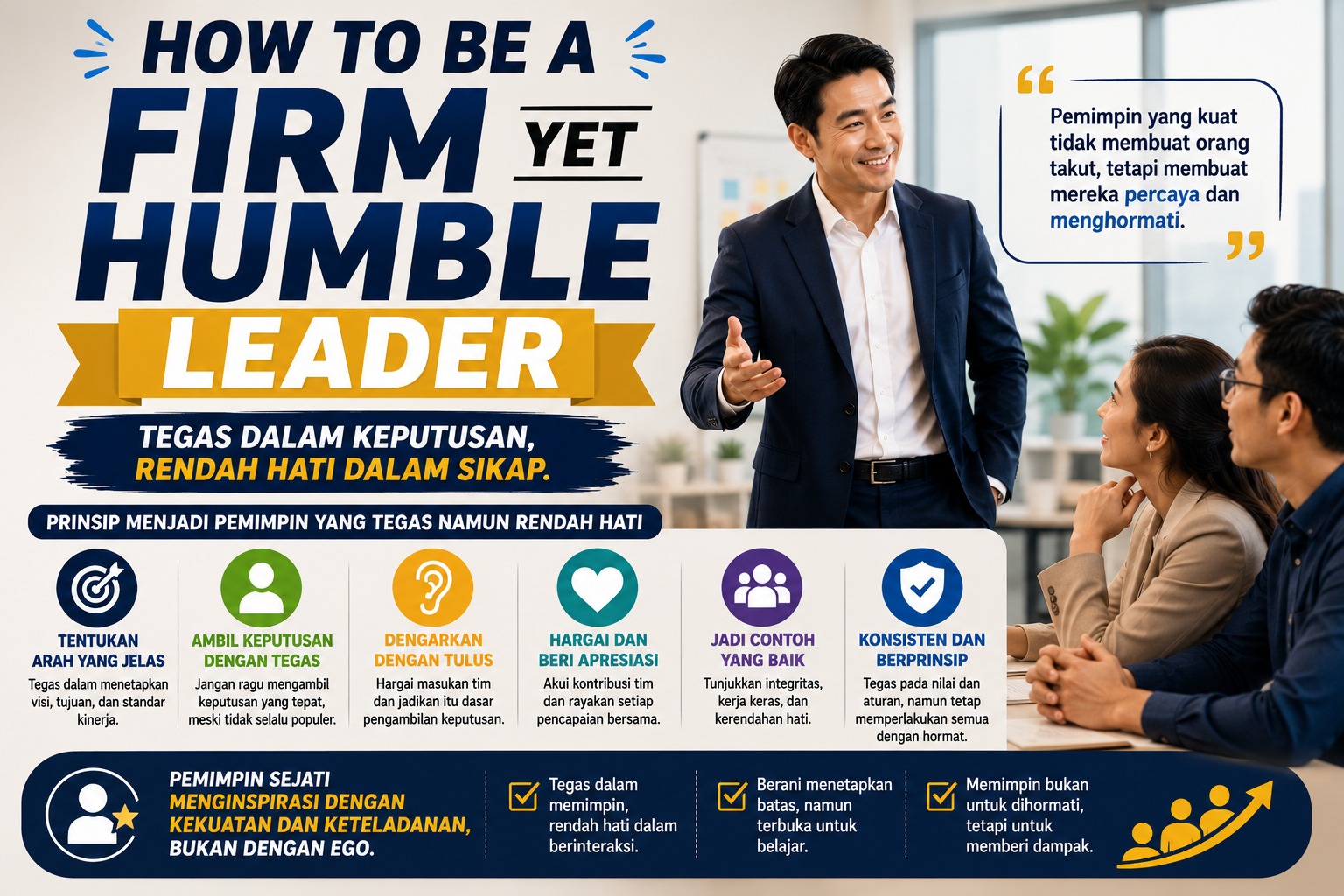 How to Be a Firm Yet Humble Leader