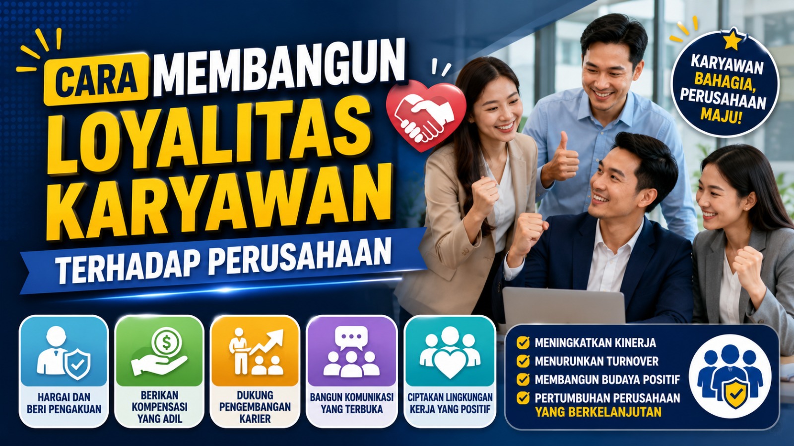 Cara Membangun Loyalitas Karyawan terhadap Perusahaan