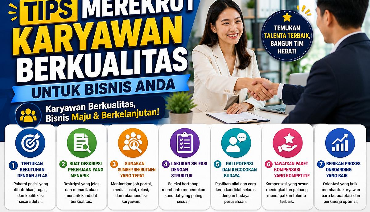 Tips Merekrut Karyawan Berkualitas untuk Bisnis Anda