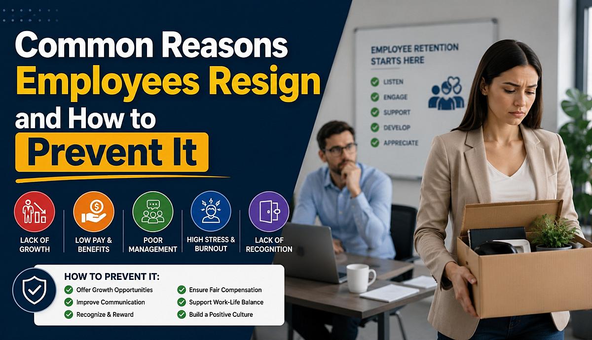 Common Reasons Employees Resign and How to Prevent It