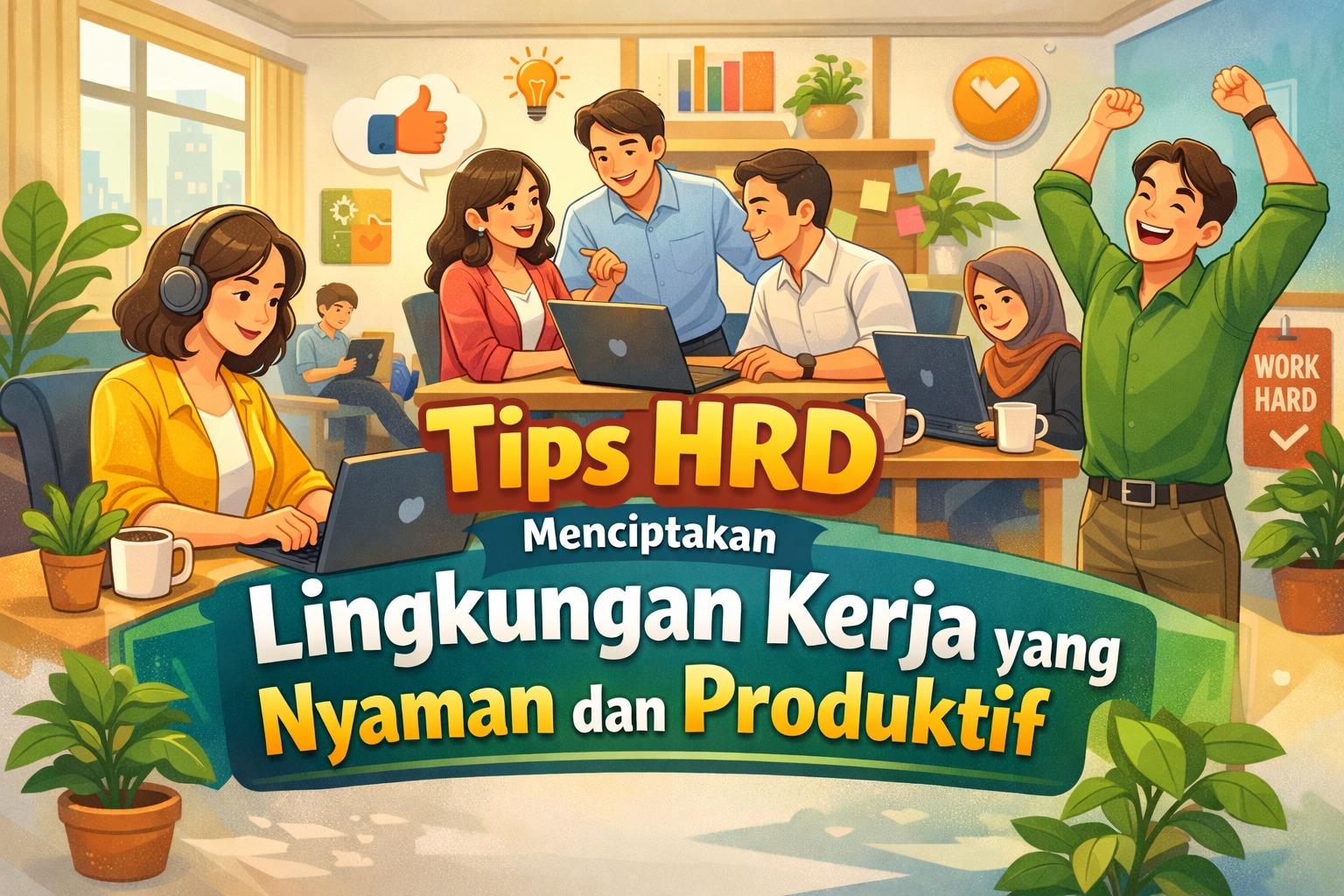 Tips HRD Menciptakan Lingkungan Kerja yang Nyaman dan Produktif