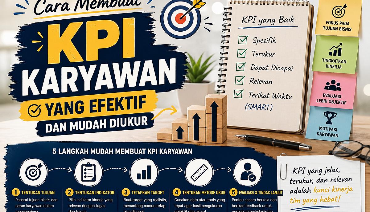 Cara Membuat KPI Karyawan yang Efektif dan Mudah Diukur