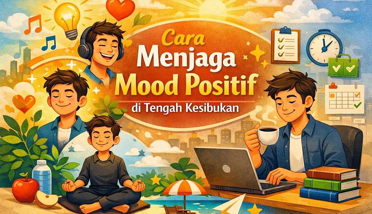 Cara Menjaga Mood Positif di Tengah Kesibukan