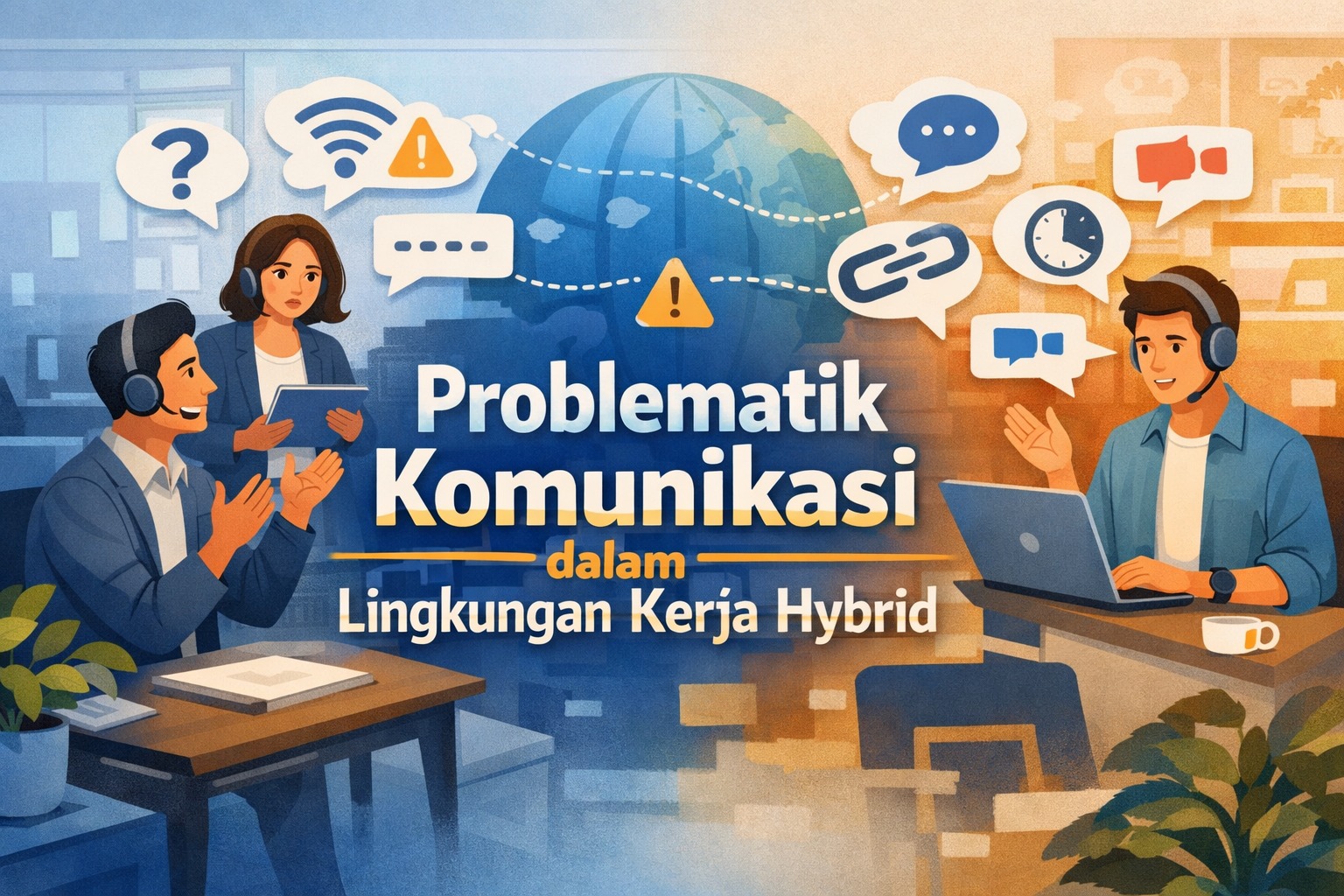 Problematik Komunikasi dalam Lingkungan Kerja Hybrid