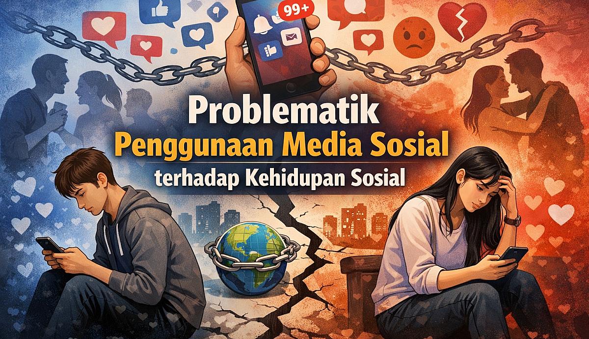 Problematik Penggunaan Media Sosial terhadap Kehidupan Sosial