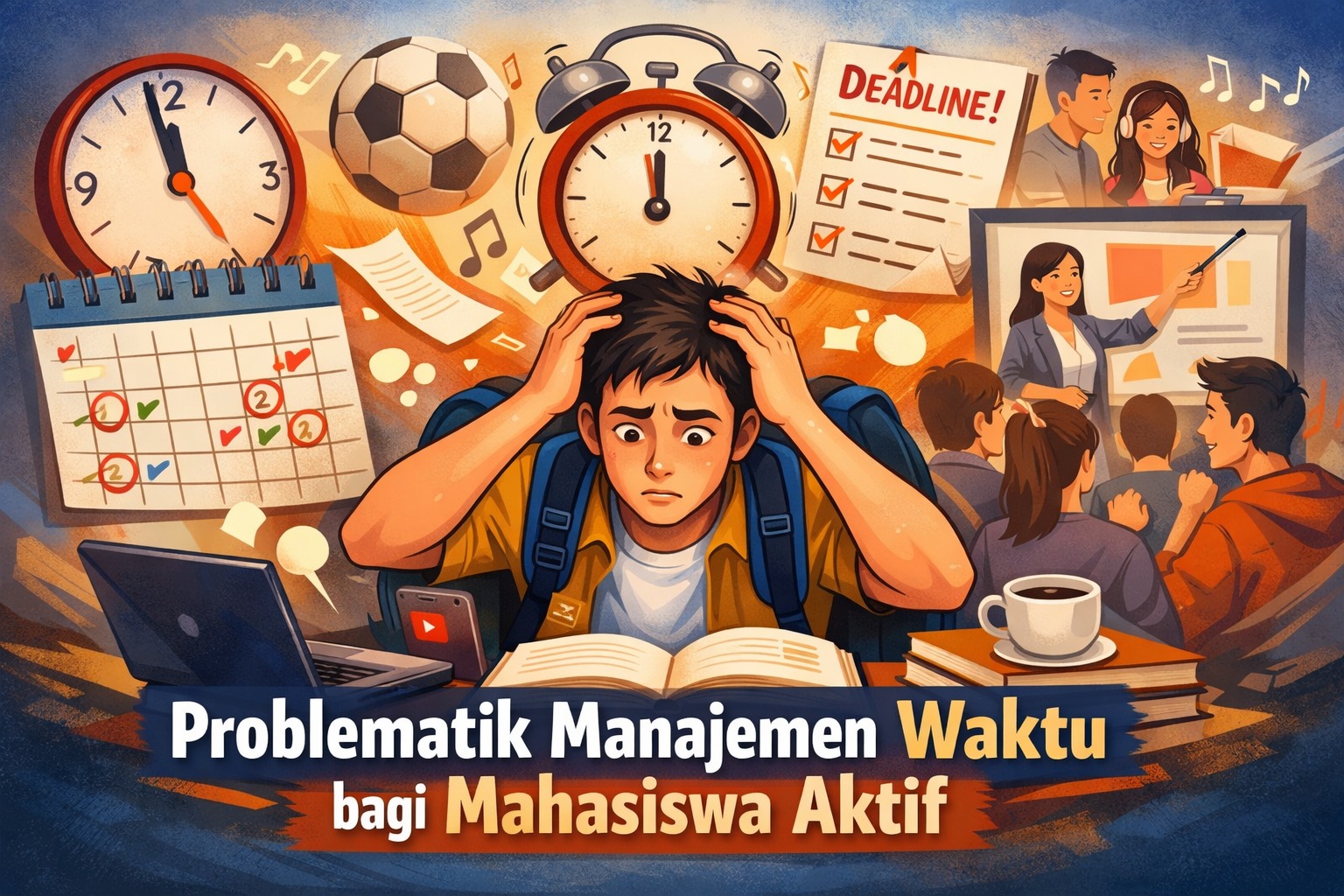 Problematik Manajemen Waktu bagi Mahasiswa Aktif