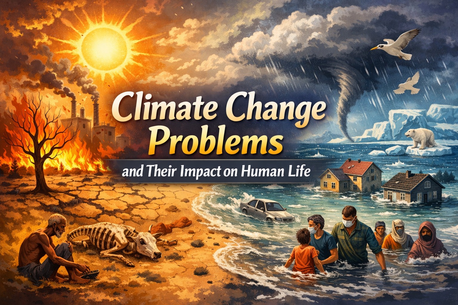 Climate Change Problems and Their Impact on Human Life