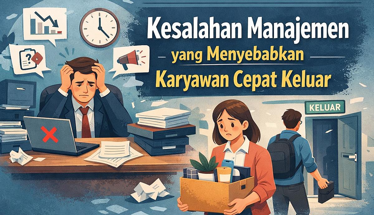 Kesalahan Manajemen yang Menyebabkan Karyawan Cepat Keluar