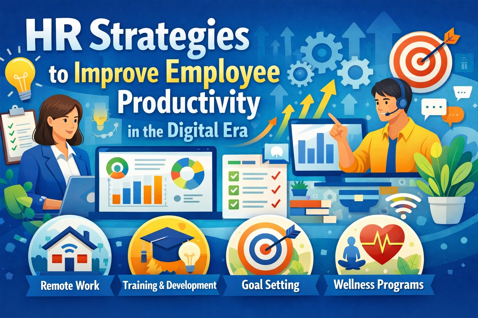 HR Strategies to Improve Employee Productivity in the Digital Era