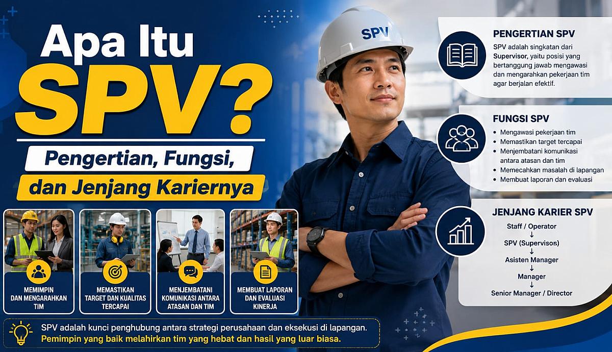 Apa Itu SPV? Pengertian, Fungsi, dan Jenjang Kariernya