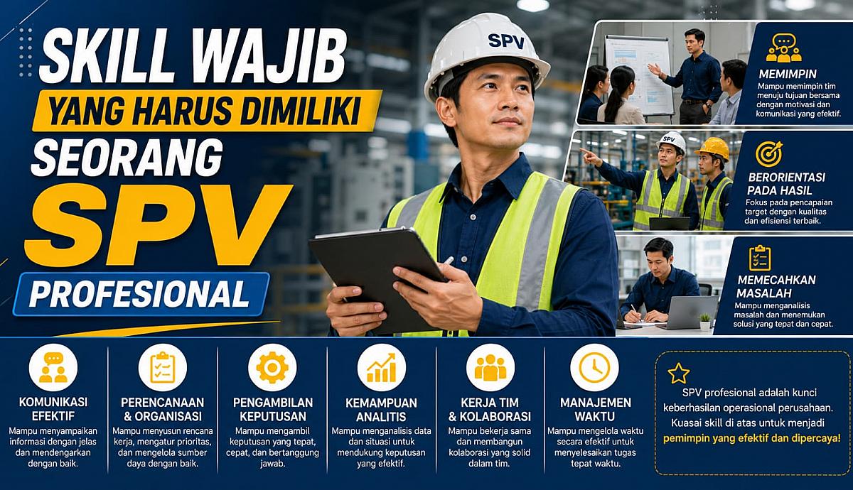 Skill Wajib yang Harus Dimiliki Seorang SPV Profesional