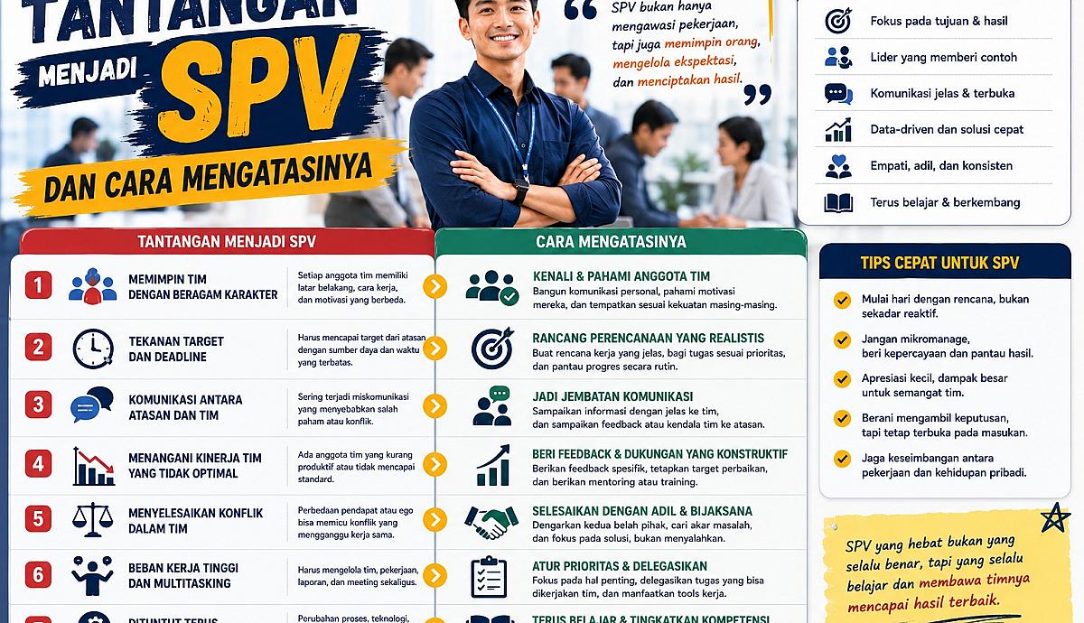 Tantangan Menjadi SPV dan Cara Mengatasinya