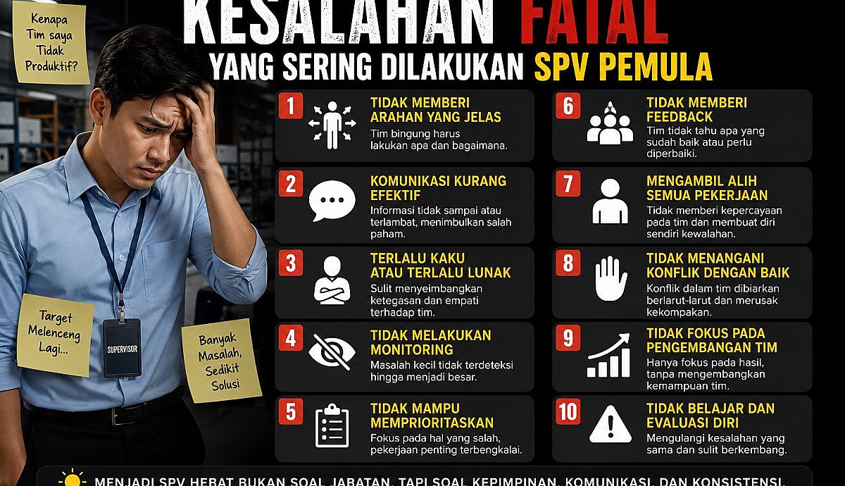 Kesalahan Fatal yang Sering Dilakukan SPV Pemula