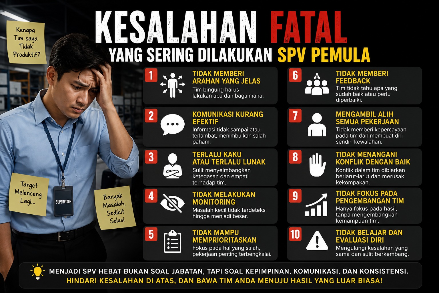 Kesalahan Fatal yang Sering Dilakukan SPV Pemula
