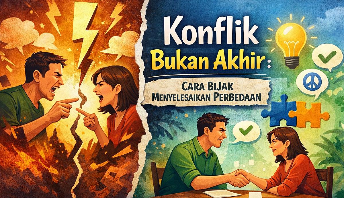 Konflik Bukan Akhir: Cara Bijak Menyelesaikan Perbedaan