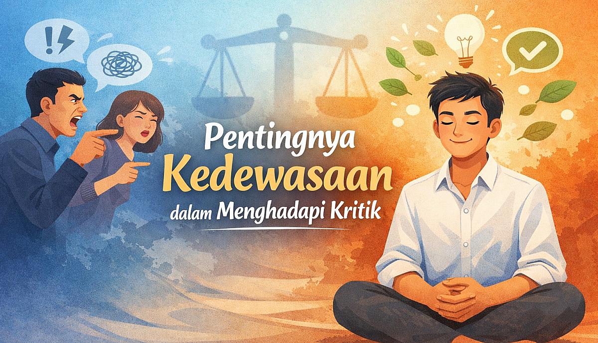 Pentingnya Kedewasaan dalam Menghadapi Kritik