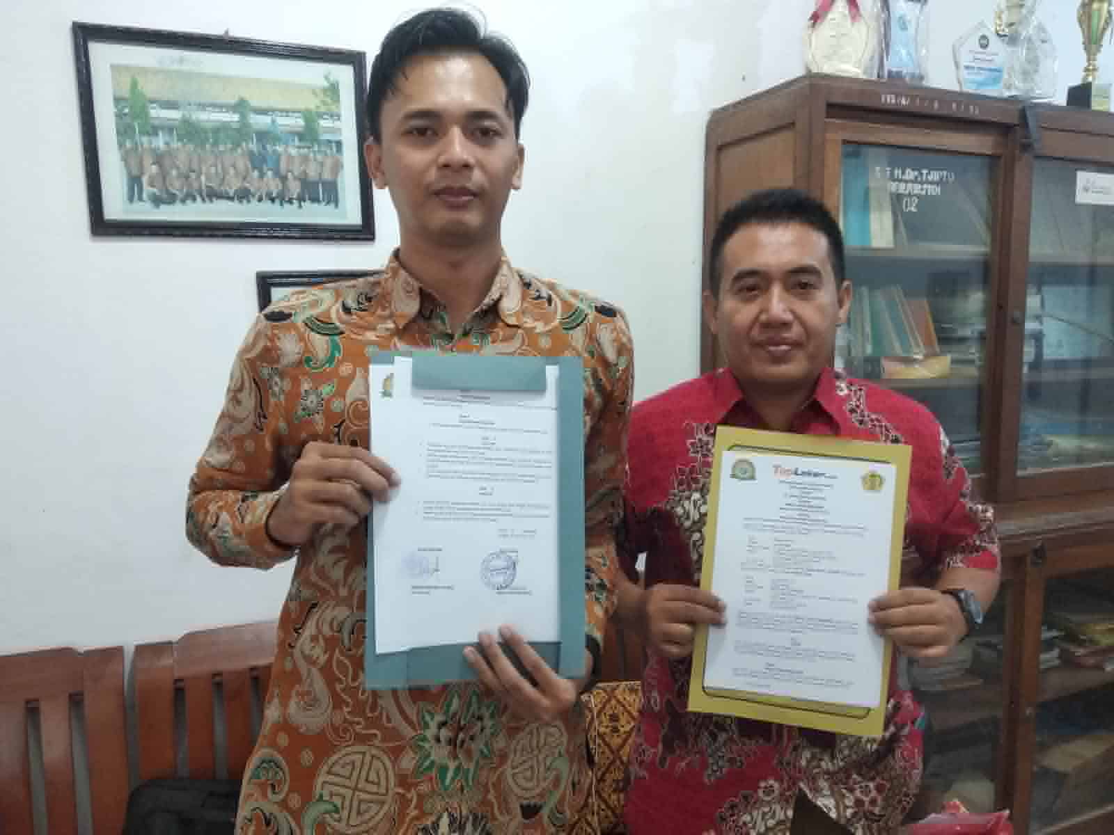 Penandatanganan MOU Kerjasama PT Bisnis Digital Ekonomi  dan SMK DR TJIPTO 