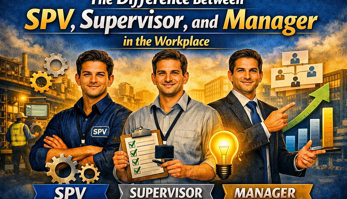The Difference Between SPV, Supervisor, and Manager in the Workplace