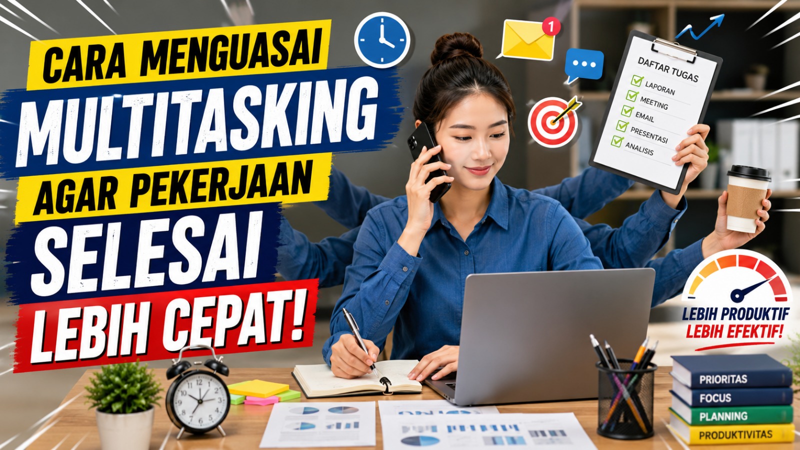 Cara Menguasai Multitasking agar Pekerjaan Selesai Lebih Cepat