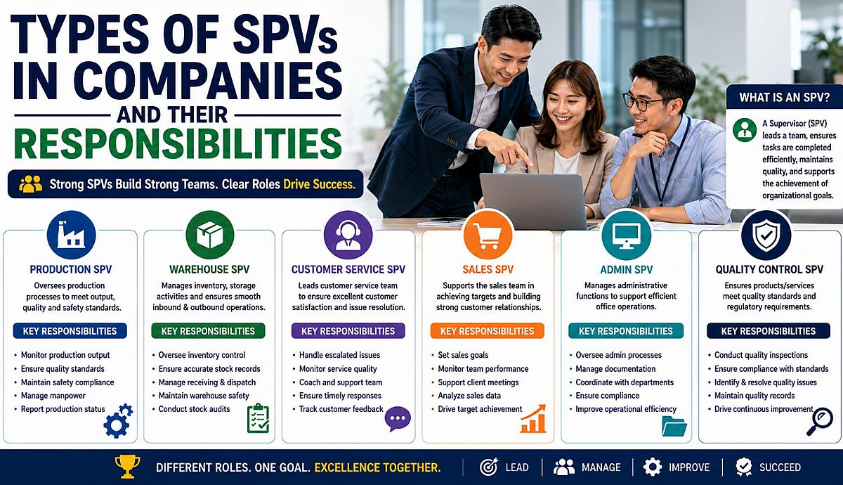 Types of SPVs in Companies and Their Responsibilities