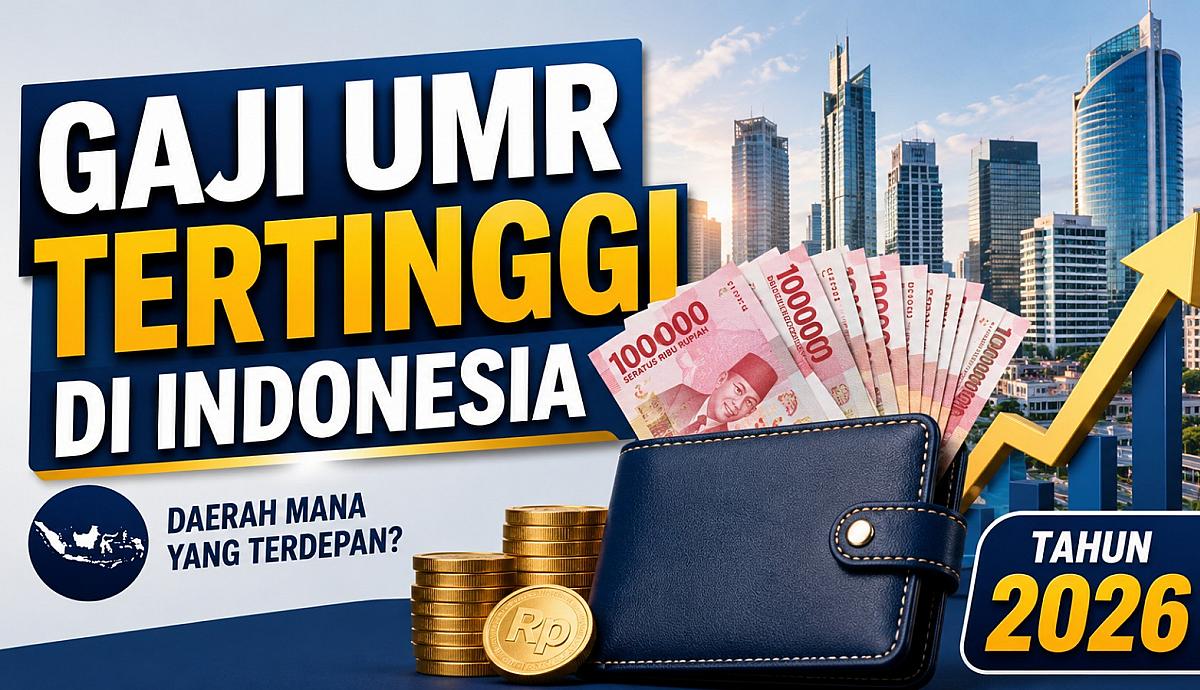 Gaji UMR Tertinggi di Indonesia Tahun 2026