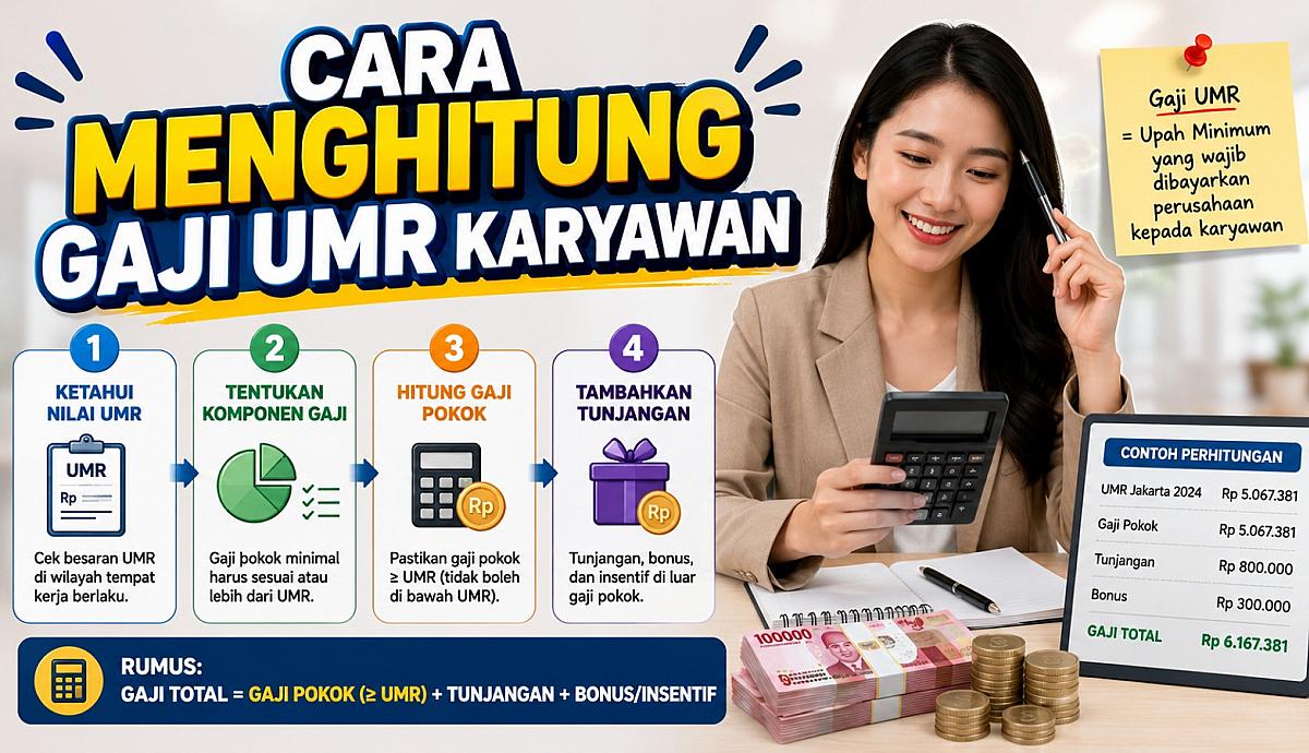 CARA MENGHITUNG GAJI UMR KARYAWAN