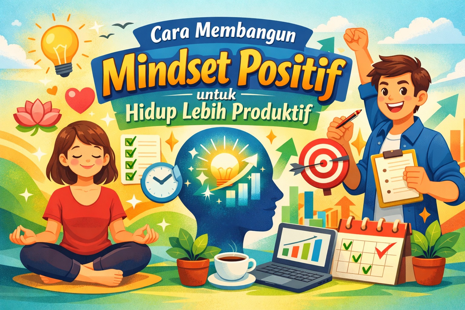 Cara Membangun Mindset Positif untuk Hidup Lebih Produktif