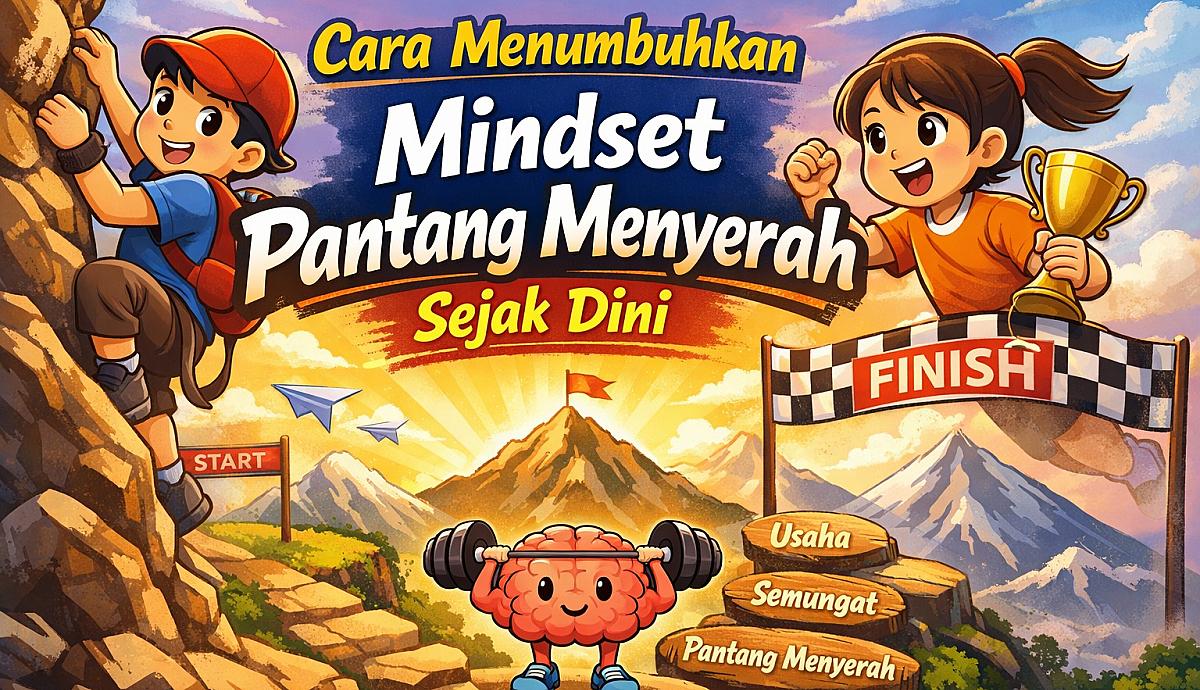 Cara Menumbuhkan Mindset Pantang Menyerah Sejak Dini