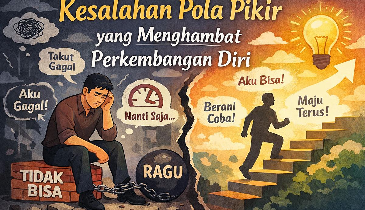Kesalahan Pola Pikir yang Menghambat Perkembangan Diri