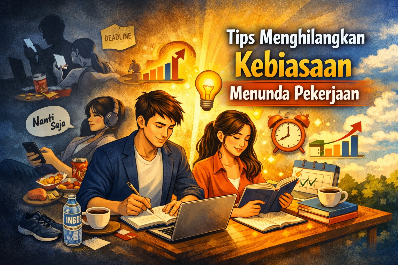 Tips Menghilangkan Kebiasaan Menunda Pekerjaan