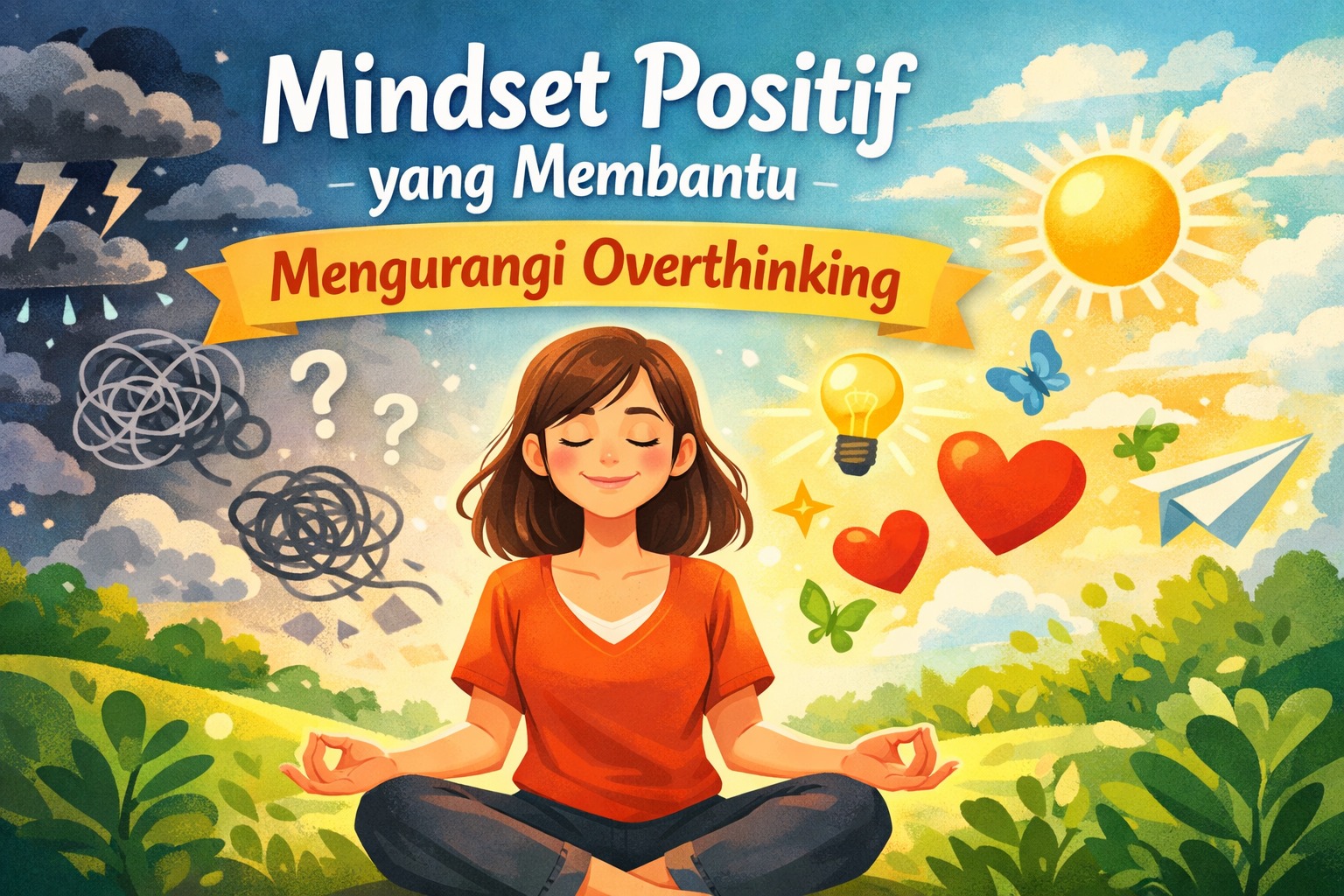 Mindset Positif yang Membantu Mengurangi Overthinking