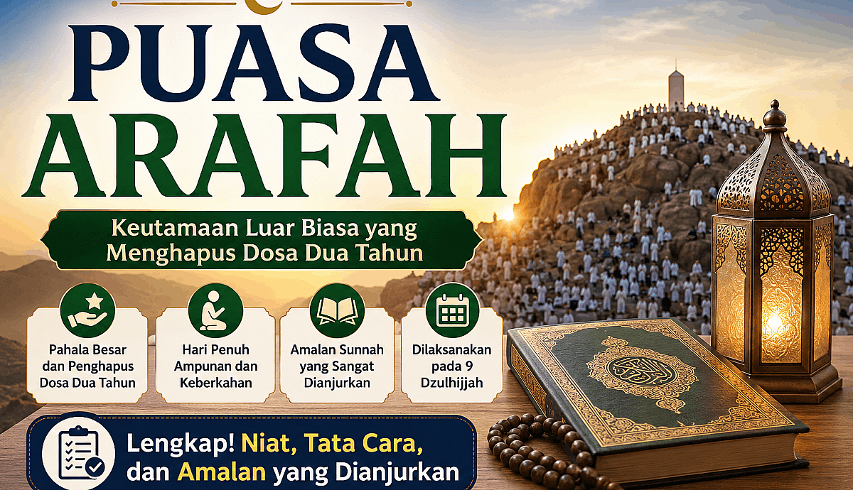 Keutamaan Puasa Arafah dan Tata Cara Menjalankannya dengan Benar