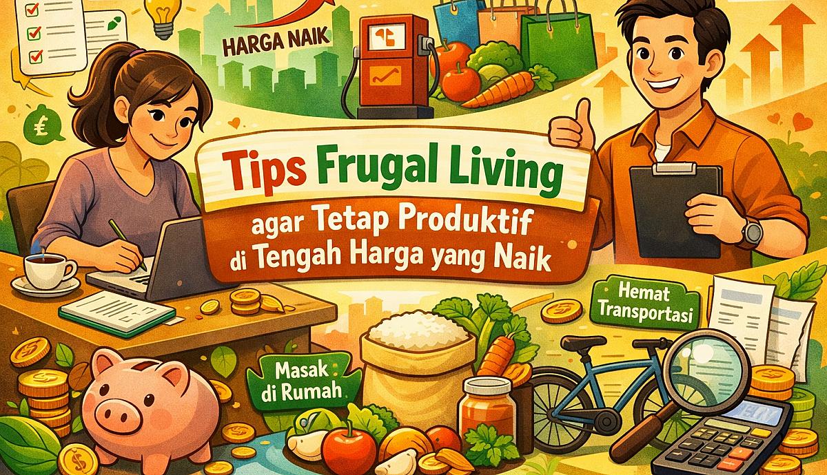 Tips Frugal Living agar Tetap Produktif di Tengah Harga yang Naik