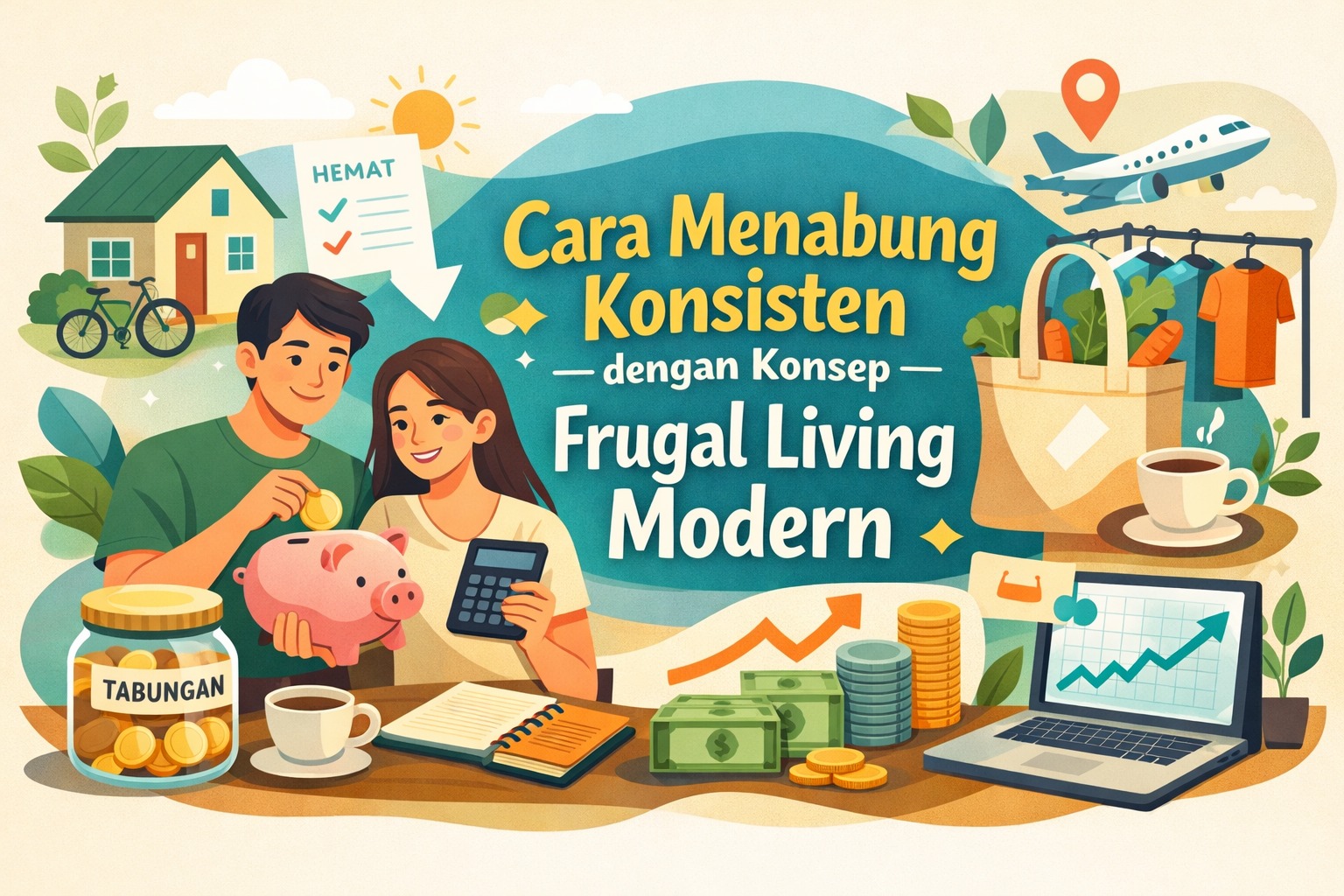 Cara Menabung Konsisten dengan Konsep Frugal Living Modern