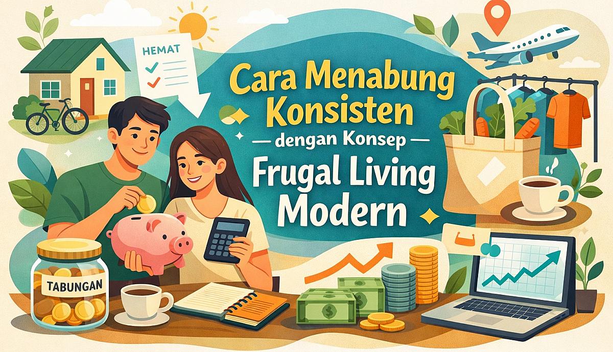 Cara Menabung Konsisten dengan Konsep Frugal Living Modern