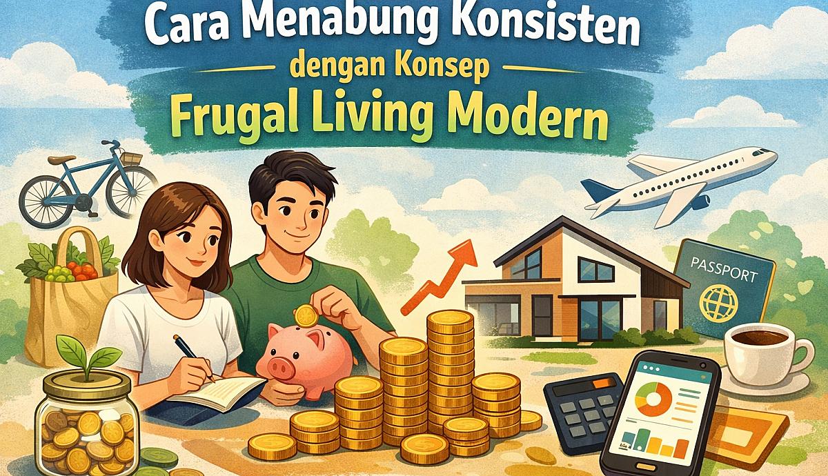 Cara Menabung Konsisten dengan Konsep Frugal Living Modern