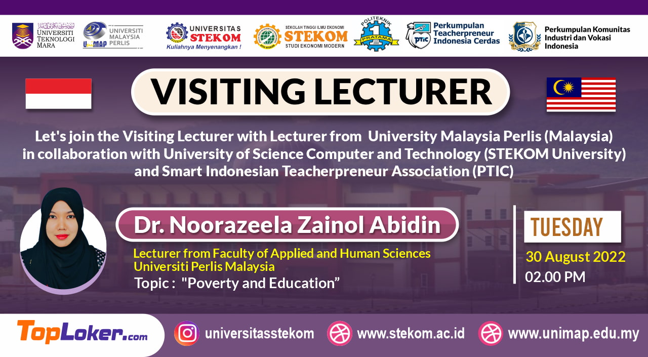 VISITING LECTURE  Poverty and Education.
