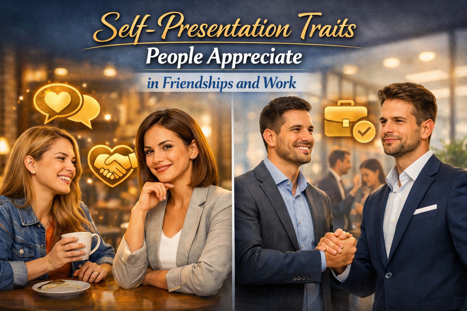Self-Presentation Traits People Appreciate in Friendships and Work