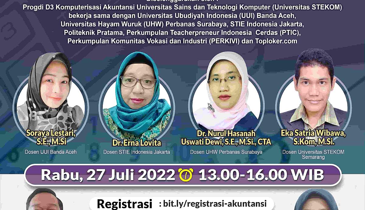 WEBINAR NASIONAL ''Peran Akuntansi dalam Ekonomi Kreatid di Era Industri 4.0''
