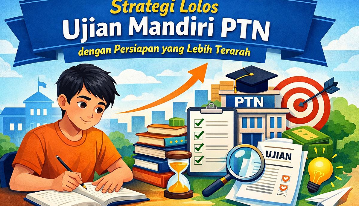 Strategi Lolos Ujian Mandiri PTN dengan Persiapan yang Lebih Terarah