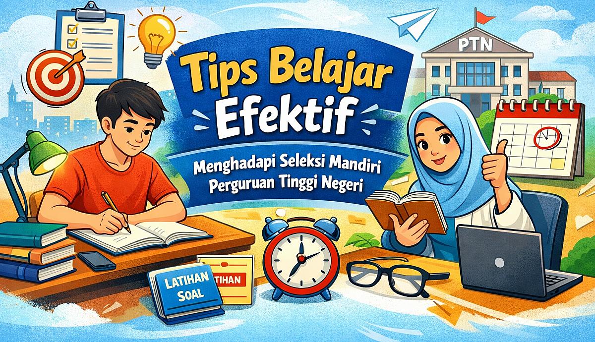 Tips Belajar Efektif Menghadapi Seleksi Mandiri Perguruan Tinggi Negeri