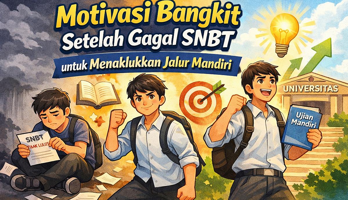 Motivasi Bangkit Setelah Gagal SNBT untuk Menaklukkan Jalur Mandiri